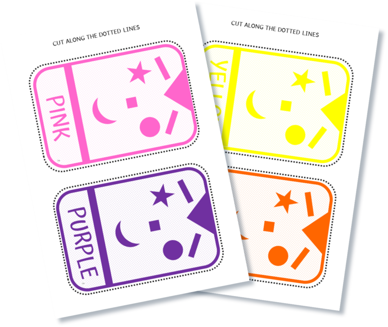 Free Printable Flashcards for Kids Learning color flashcards basic vocabulary