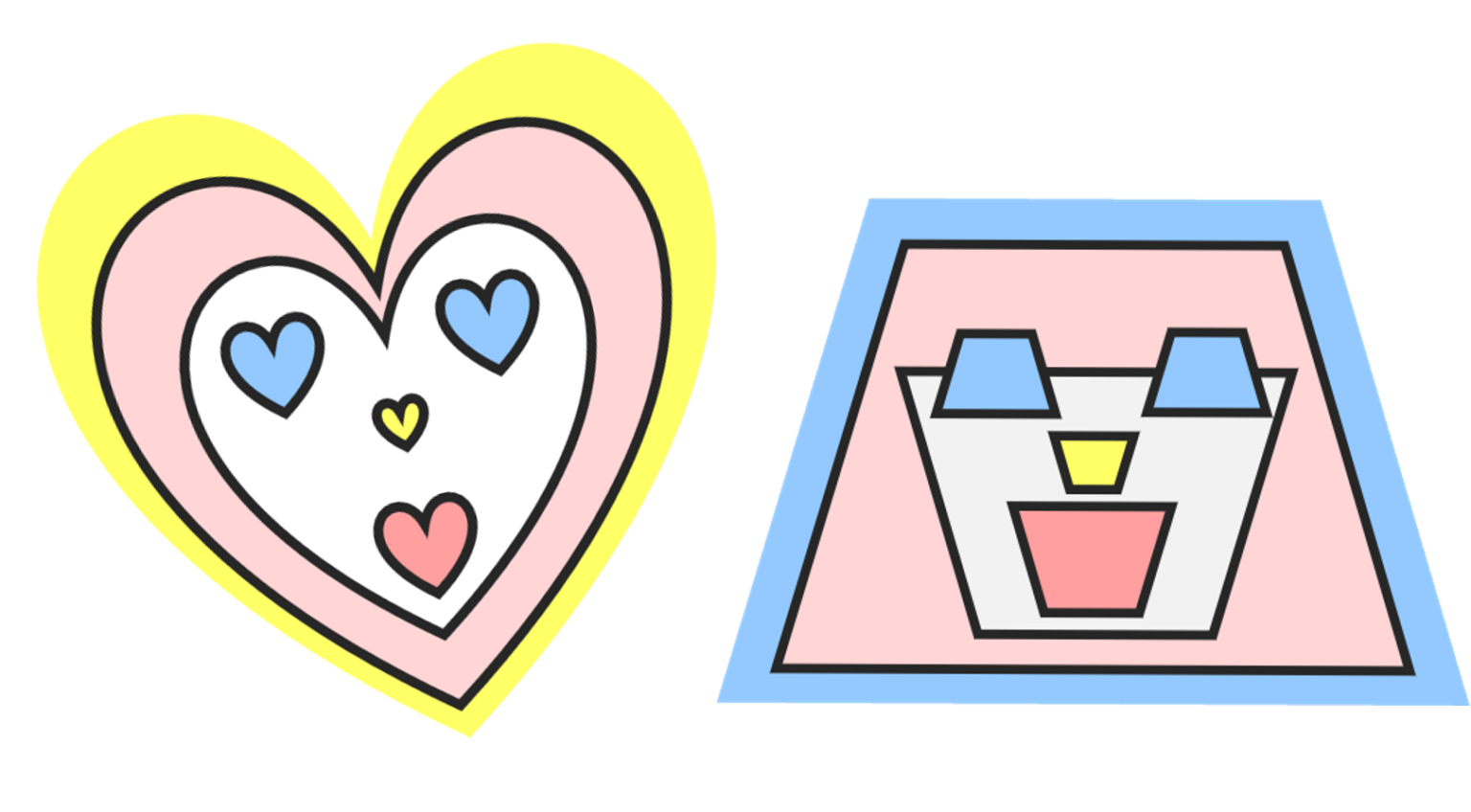 Free Digital Stickers | Learning Shapes for kids | Printable Shapes Stickers