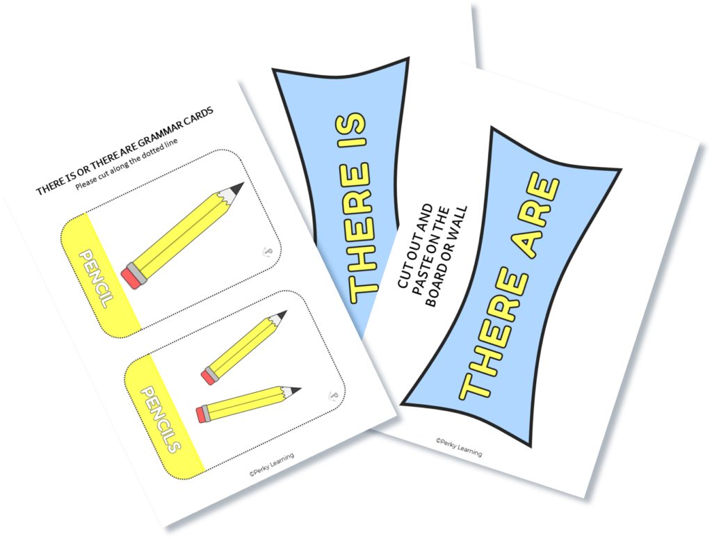 Free printable there is there are flashcards for kids